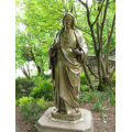 Large Bronze Jesus Christ Statue in Meditation